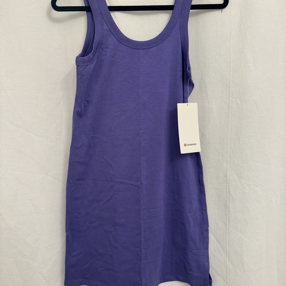 Lululemon Classic Fit Cotton-Blend Scoop Dress NWT - Picture 1 of 4